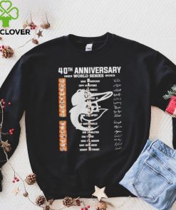 40th anniversary 1983 world series 2023 Baltimore Orioles signatures hoodie, sweater, longsleeve, shirt v-neck, t-shirt