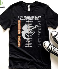 40th anniversary 1983 world series 2023 Baltimore Orioles signatures hoodie, sweater, longsleeve, shirt v-neck, t-shirt