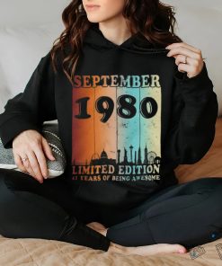 41 Year Old September 1980 Limited Edition 41st Birthday hoodie, sweater, longsleeve, shirt v-neck, t-shirt