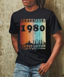 41 Year Old September 1980 Limited Edition 41st Birthday hoodie, sweater, longsleeve, shirt v-neck, t-shirt