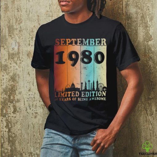 41 Year Old September 1980 Limited Edition 41st Birthday hoodie, sweater, longsleeve, shirt v-neck, t-shirt