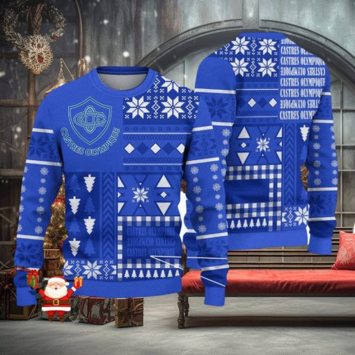 Castres Olympique Paradise Top 14 Pro D2 Ugly Sweaters Gift For Fans Christmas Sweatshirt