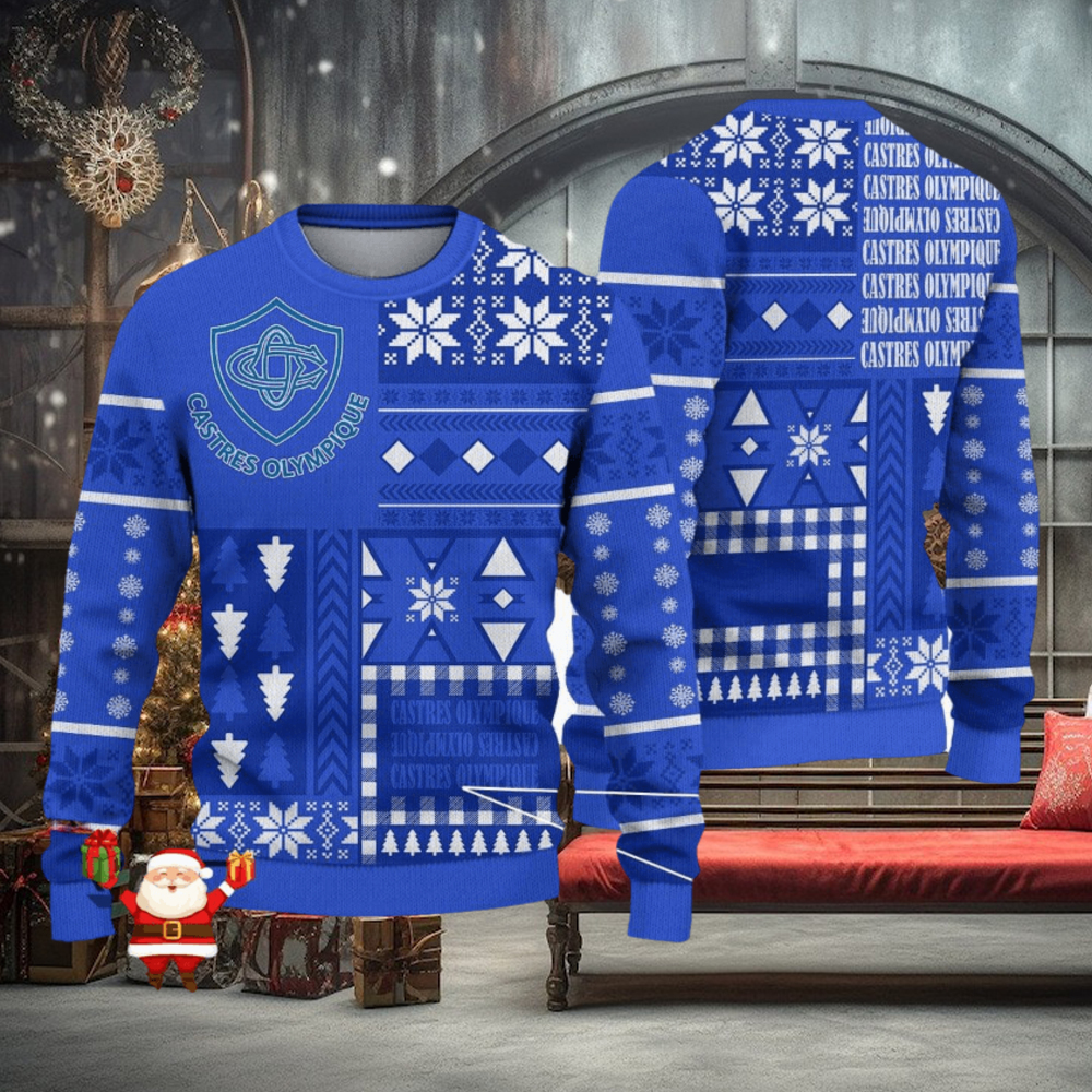 Castres Olympique Paradise Top 14 Pro D2 Ugly Sweaters Gift For Fans Christmas Sweatshirt Castres Olympique Paradise Top 14 Pro D2 Ugly Sweaters Gift For Fans Christmas Sweatshirt