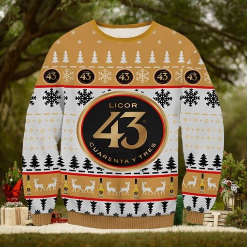 43 Mini Beer 3D Print Ugly Christmas Sweater
