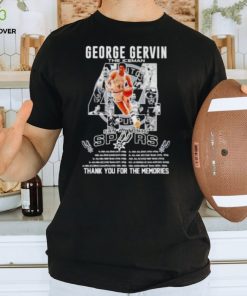 44 George Gervin The Iceman San Antonio Spurs Thank You For The Memories T Shirt