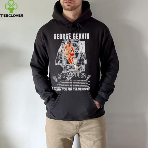 44 George Gervin the Iceman San Antonio Spurs thank you for the memories hoodie, sweater, longsleeve, shirt v-neck, t-shirt