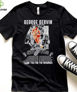 44 George Gervin the Iceman San Antonio Spurs thank you for the memories hoodie, sweater, longsleeve, shirt v-neck, t-shirt