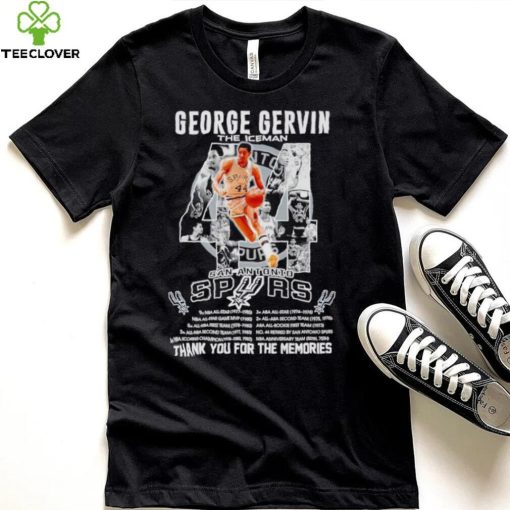 44 George Gervin the Iceman San Antonio Spurs thank you for the memories hoodie, sweater, longsleeve, shirt v-neck, t-shirt