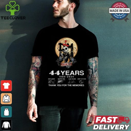 44 year 1980 2024 thank you for the memories shirt