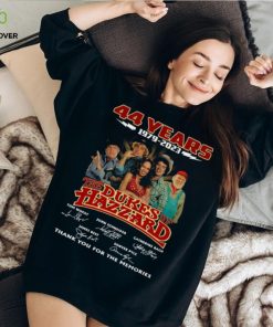 44 years 1979 – 2023 The dukes of Hazzard thank you for the memories Shirt