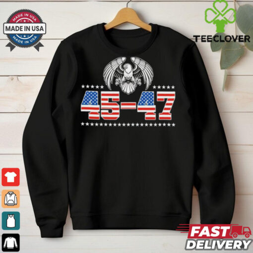 45 47 Trump Wins 2024 Election Official Logo T Shirt