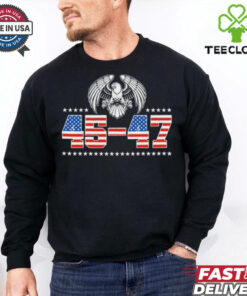 45 47 Trump Wins 2024 Election Official Logo T Shirt