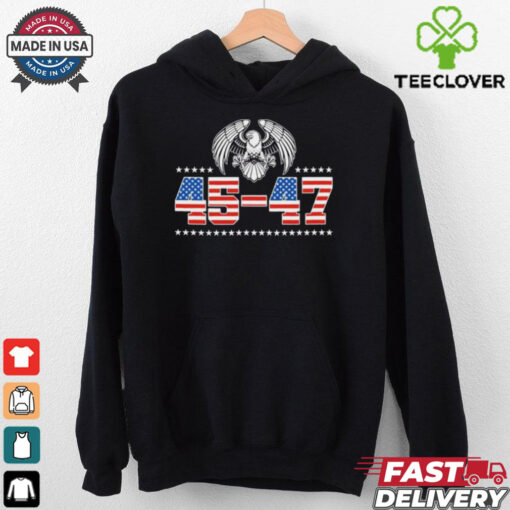 45 47 Trump Wins 2024 Election Official Logo T Shirt
