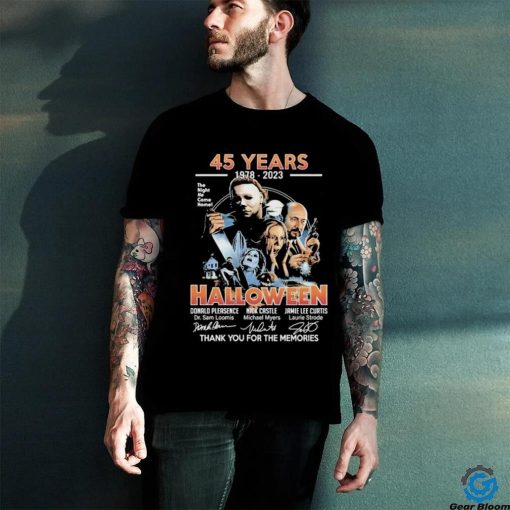 45 Years 1978 2023 Halloween Thank You For The Memories Shirt