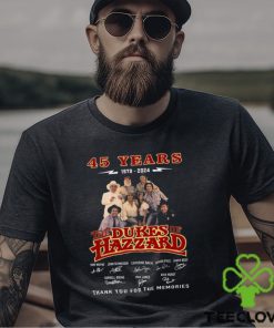 45 Years 1979 – 2024 The Dukes Of Hazzard Thank You For The Memories T Shirt