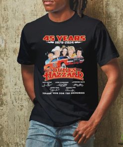 45 Years Of The Dukes Of Hazzard 1979 2024 Thank You For The Memories Signatures Shirt