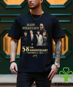 45anniversary Mads Mikkelsen V neck T Shirt