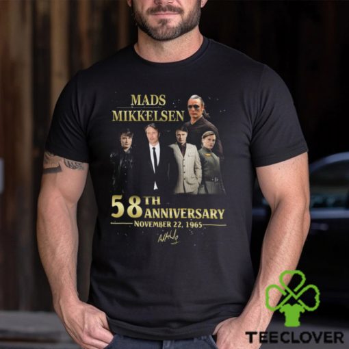 45anniversary Mads Mikkelsen V neck T Shirt