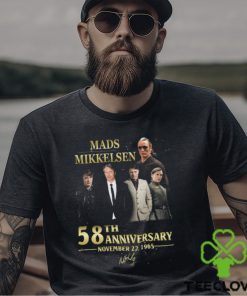 45anniversary Mads Mikkelsen V neck T Shirt