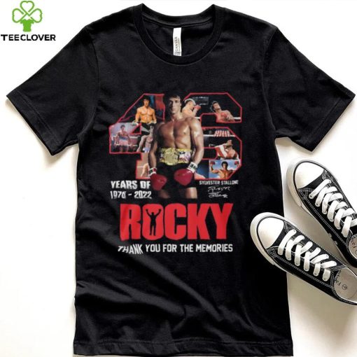 46 Years Of Rocky 1976 – 2022 Thank You For The Memories T Shirt