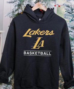 '47 Black Los Angeles Lakers 2023 24 City Edition Triplet Franklin T Shirt