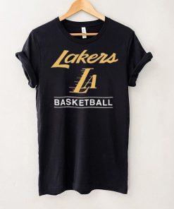 '47 Black Los Angeles Lakers 2023 24 City Edition Triplet Franklin T Shirt