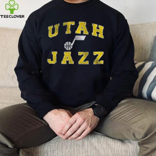 ’47 Brand Men’s Utah Jazz Black Union Arch T Shirt