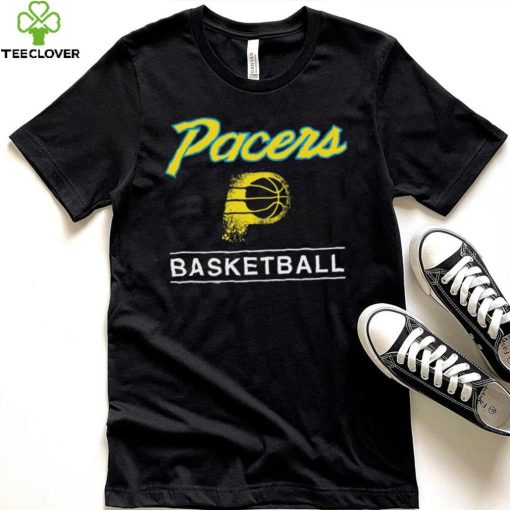 ’47 Indiana Pacers Black 2023 24 City Edition Triplet Franklin T Shirt