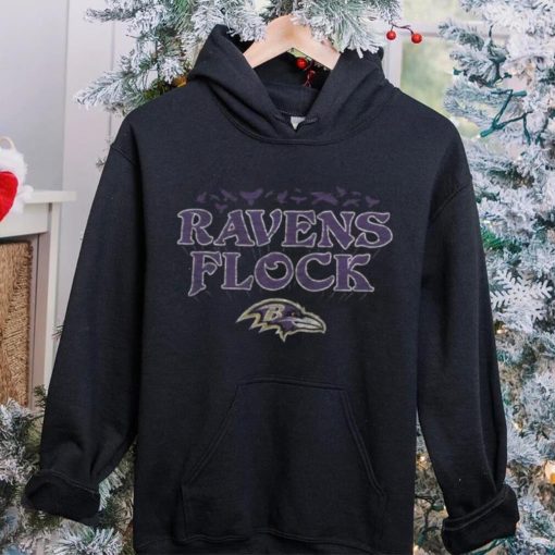 ’47 Men’s Baltimore Ravens Ravens Flock T Shirt