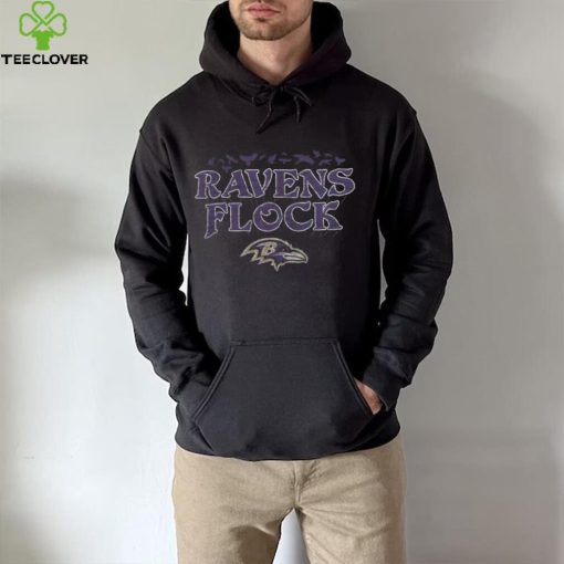 ’47 Men’s Baltimore Ravens Ravens Flock T Shirt
