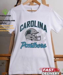 '47 Men's Carolina Panthers Shader Throwback White Crew shirt