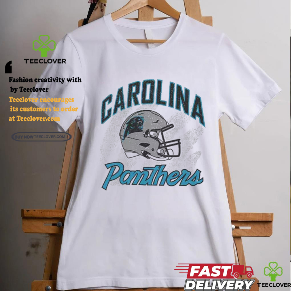 '47 Men's Carolina Panthers Shader Throwback White Crew shirt '47 Men's Carolina Panthers Shader Throwback White Crew shirt