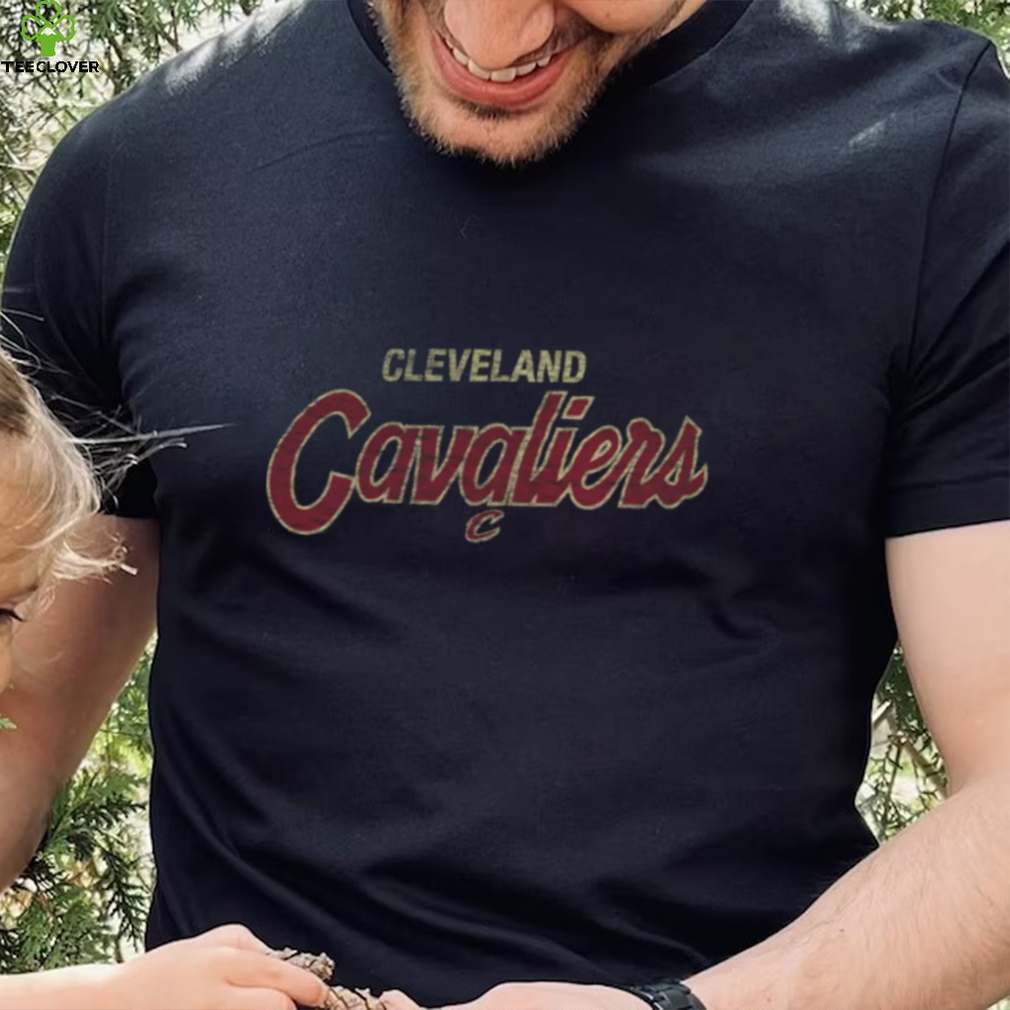 '47 Men's Cleveland Cavaliers Black Crosstown Script Franklin T Shirt