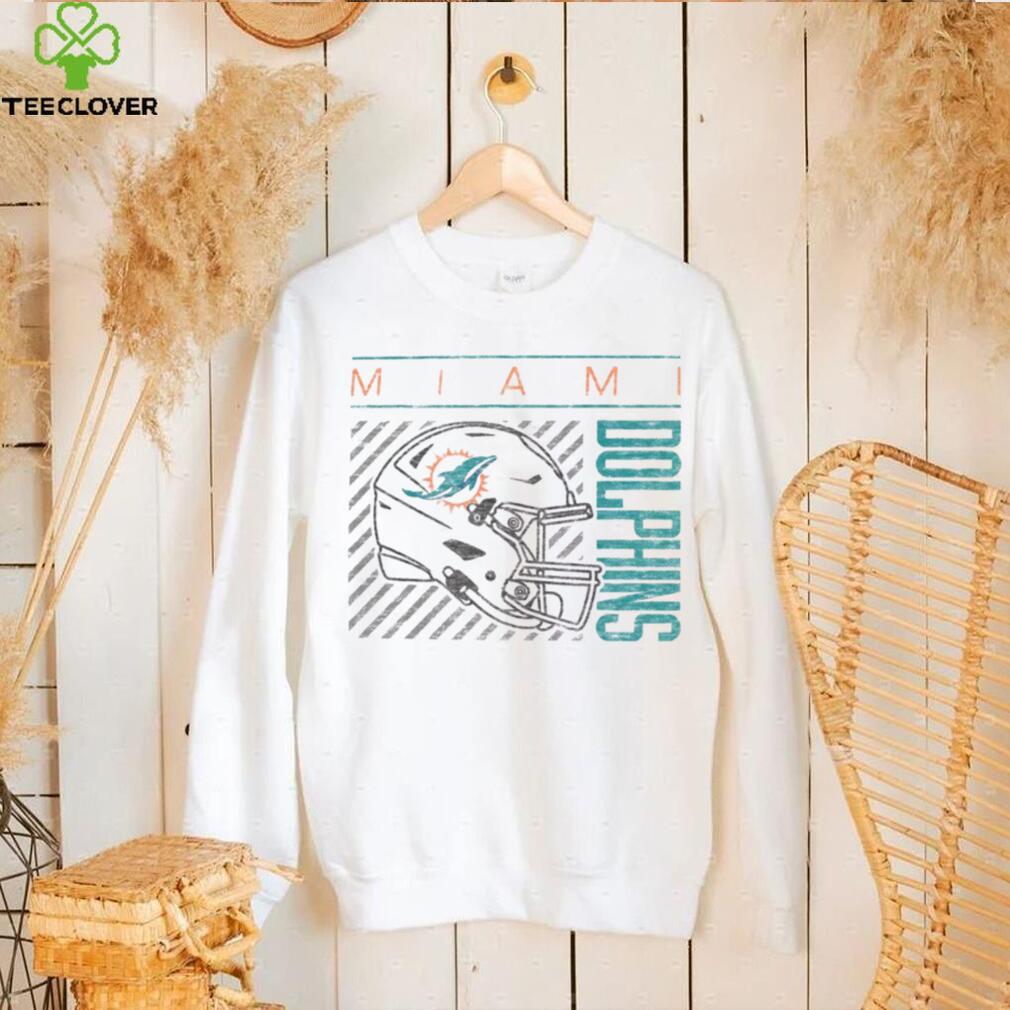 '47 Men's Miami Dolphins Reflex Franklin White T Shirt '47 Men's Miami Dolphins Reflex Franklin White T Shirt