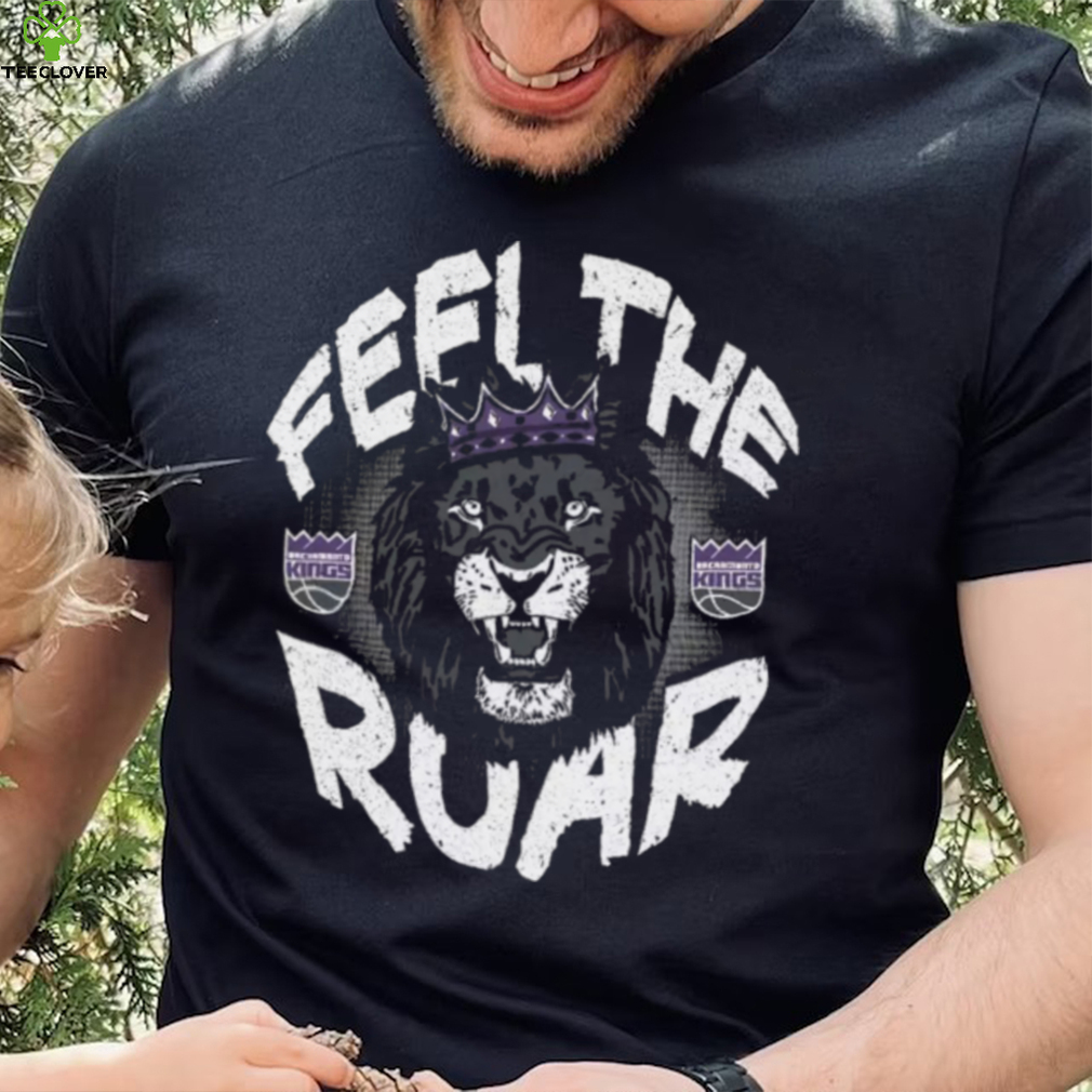 '47 Men's Sacramento Kings Feel The Roar Black T Shirt '47 Men's Sacramento Kings Feel The Roar Black T Shirt
