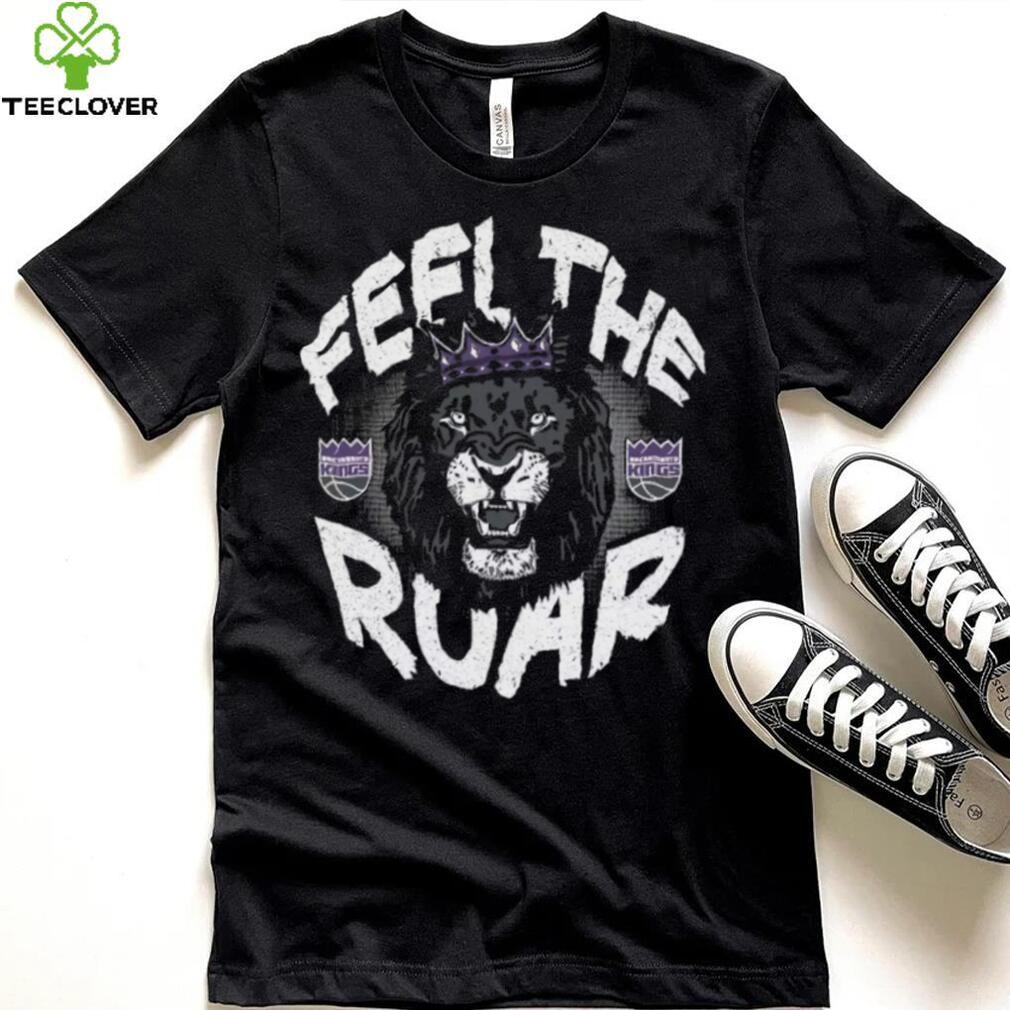 ’47 Men’s Sacramento Kings Feel The Roar Black T Shirt ’47 Men’s Sacramento Kings Feel The Roar Black T Shirt