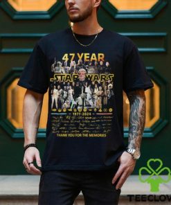 47 Year Star Wars 1977 2024 Thank You For The Memories T Shirt