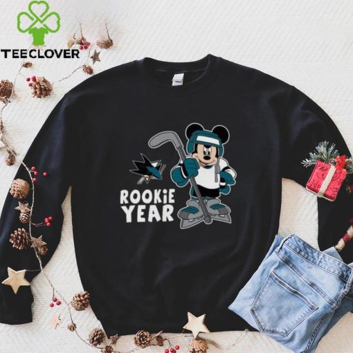 Mickey Mouse Toddler San Jose Sharks Disney Rookie Year hoodie, sweater, longsleeve, shirt v-neck, t-shirt