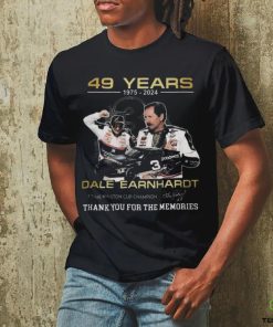 49 years 1975 2024 dale earnhardt cup champion thank you for the memories shirt