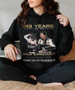 49 years 1975 2024 dale earnhardt cup champion thank you for the memories shirt