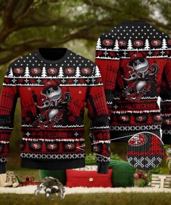 49ers Christmas Sweater Jack Skellington Zero San Francisco 49ers Gift