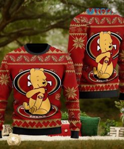 49ers Christmas Sweater Pooh Bear San Francisco 49ers Gift