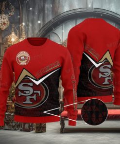49ers Christmas Sweater Red And Black San Francisco 49ers Gift