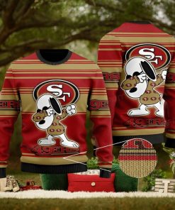 49ers Christmas Sweater Snoopy Dabbing San Francisco 49ers Gift