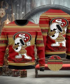 49ers Christmas Sweater Snoopy Dabbing San Francisco 49ers Gift