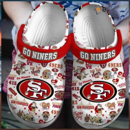 49ers Go Niners Christmas Clogs