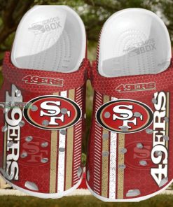 49ers Huddle Harmony Crocs Red