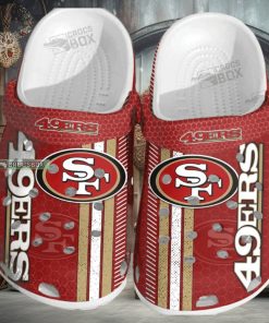 49ers Huddle Harmony Crocs Red