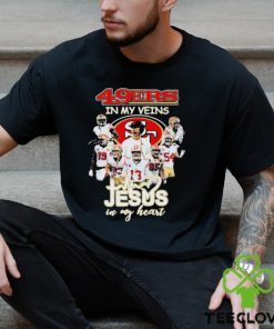 49ers In My Veins Jesus In My Heart 2023 Playoff Shirt 1 49ers In My Veins Jesus In My Heart 2023 Playoff Shirt