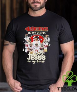 49ers In My Veins Jesus In My Heart 2023 Playoff Shirt 3 49ers In My Veins Jesus In My Heart 2023 Playoff Shirt